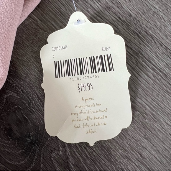 NWT Altar'd State Blush Lace-Back Dress - Picture 7 of 7